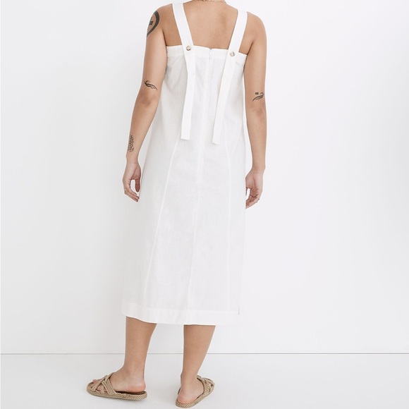 Madewell Linen Cotton Blend Dress size Medium NWT - Picture 8 of 9